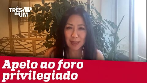 Thaís Oyama: Flávio Bolsonaro vai brigar para não ir ao tribunal