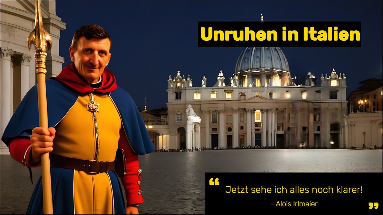 Alois Irlmaier über Unruhen in Italien