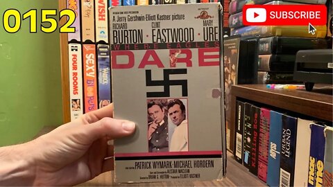 [0152] WHERE EAGLES DARE (1968) VHS INSPECT [#whereeaglesdare #whereeaglesdareVHS]