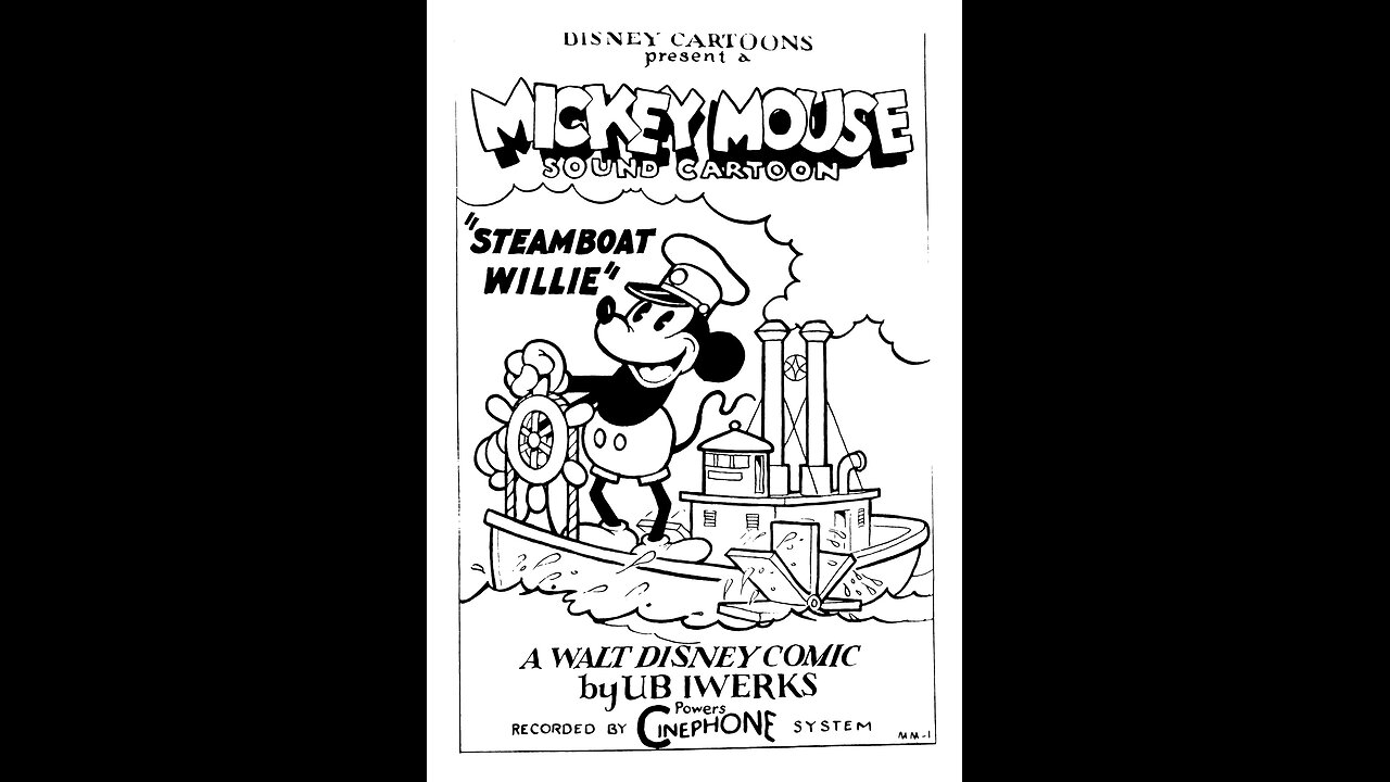 Walt Disney's Mickey Mouse - Steamboat Willie (1928)