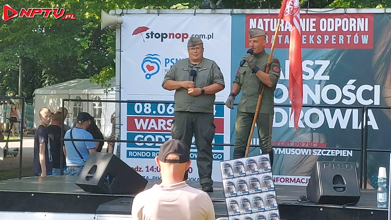 Marsz wybór - STOP NOP Sob. 8.06.2024r. Wojciech Olszański, Marcin Osadowski NPTV.pl Rodacy Kamraci