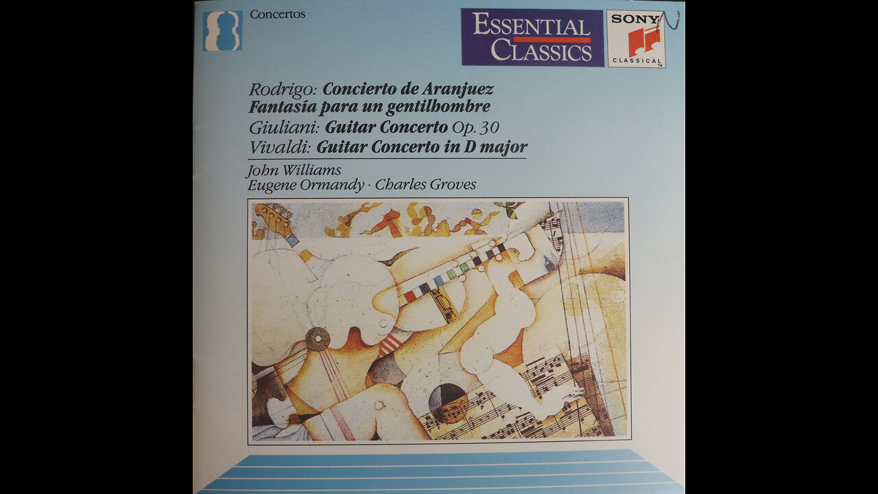 Rodrigo , Giuliani, Vivaldi - Guitar Concertos - John Williams [Complete 1992 CD Compilation]