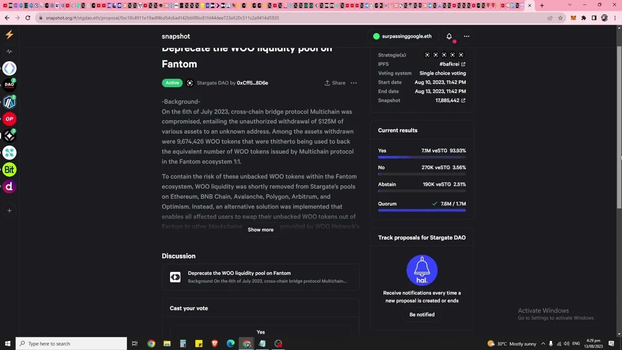 Interested In The Layerzero Airdrop? Vote On These Stargate Proposals Asap. Limited Time!!!