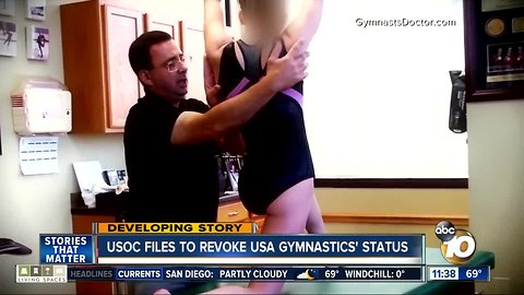 USOC files to revoke USA Gymnastics' status