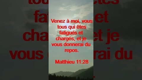 Verset Du Jour | Lecture Inspirante Pour Commencer La Journée. | 24