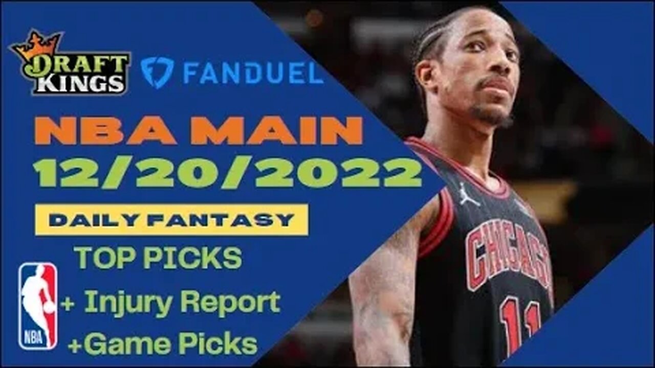 Dreams Top Picks NBA DFS Today Main Slate 12/20/22 Daily Fantasy Sports Strategy DraftKings FanDuel