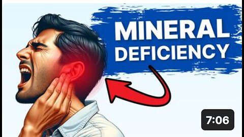 TINNITUS disappears forever if you take this MINERAL!