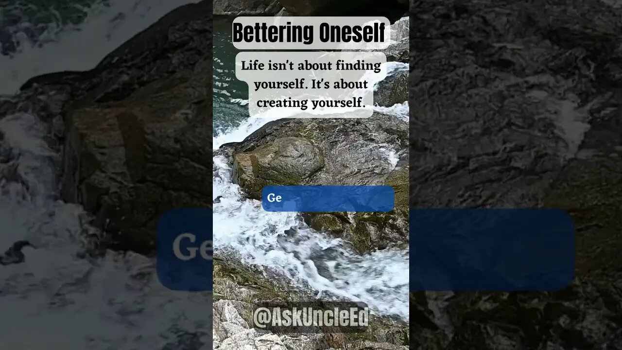 Men's Philosophy : Bettering Oneself