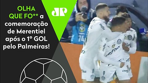 QUE FO**! Merentiel marca 1º GOL pelo Palmeiras, e OLHA o que FEZ na COMEMORAÇÃO contra o Bragantino