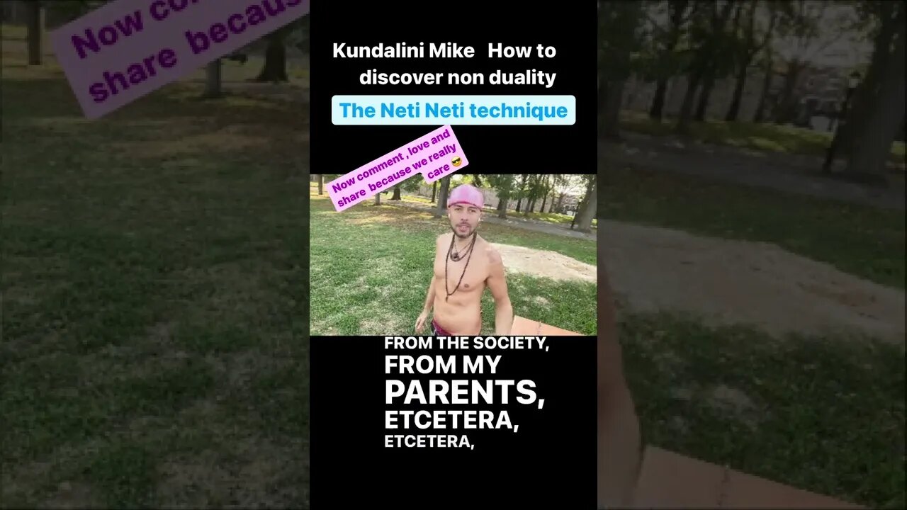 How to discover non duality