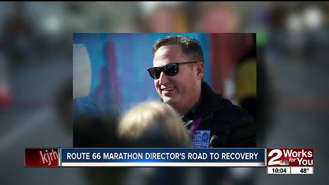 Marathon director returns to the start line after recovering from brain injury