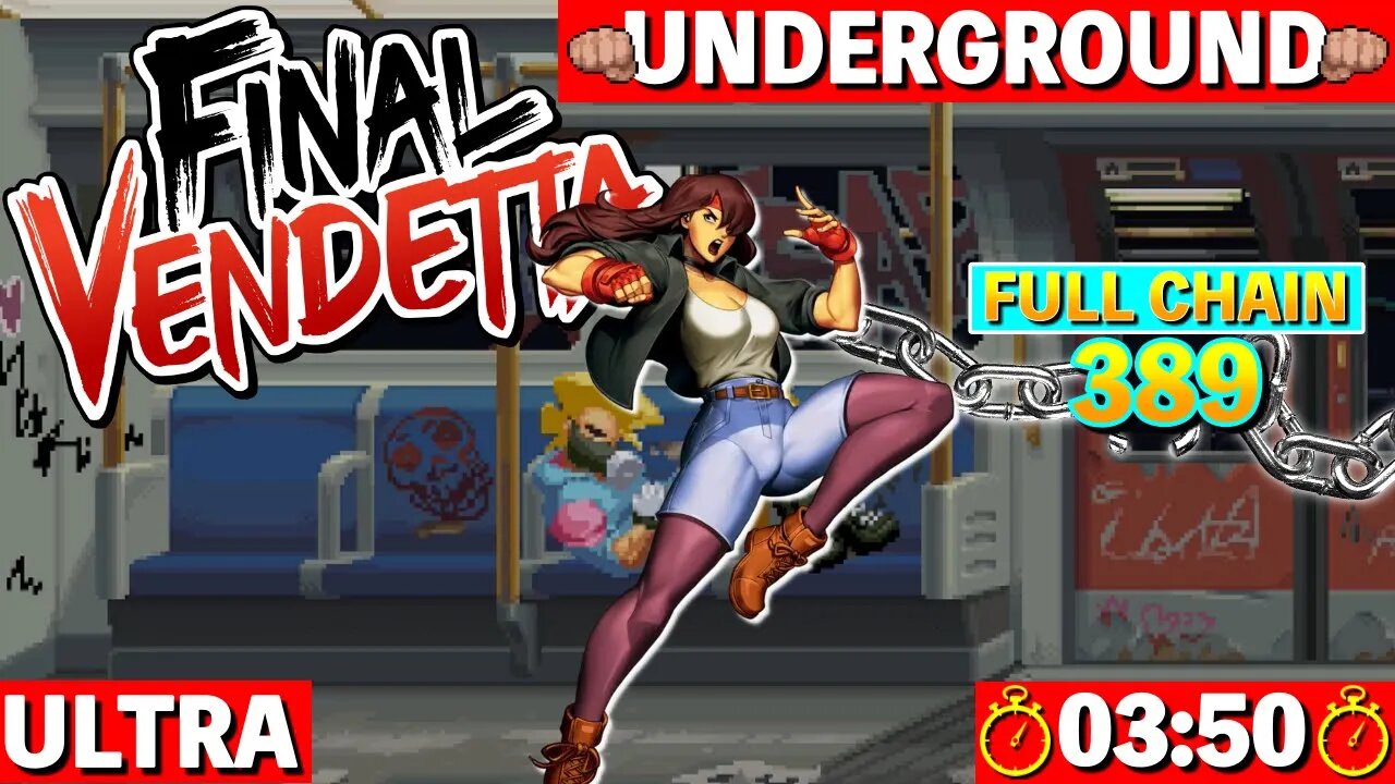 Final Vendetta | Stage 2 - The Underground - Ultra [Full Chain: 389] S RANK - Claire (Switch) 🕹️