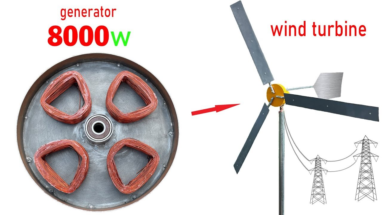 I make 220v electric Wind Turbine generator