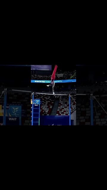 Fred Richard 🇺🇸 on High Bar 2023 FISU Summer World University Games Chengdu (AA 4th Place) #shorts