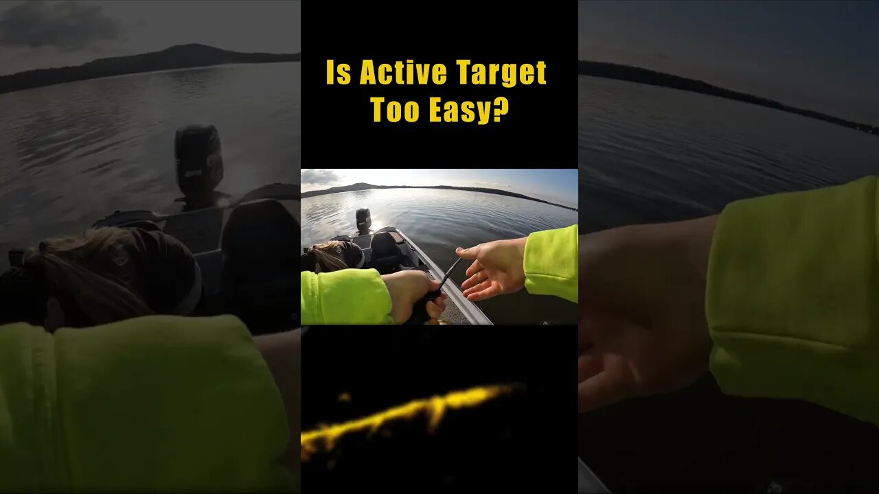 Is Active Target Too Easy? #Shorts #BassFishing #Activetarget #Livescope #FowardFacingSonar