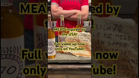 Full video up now only on YouTube! The best or worst Apple Pie MEAD you have ever seen! #mead #usa