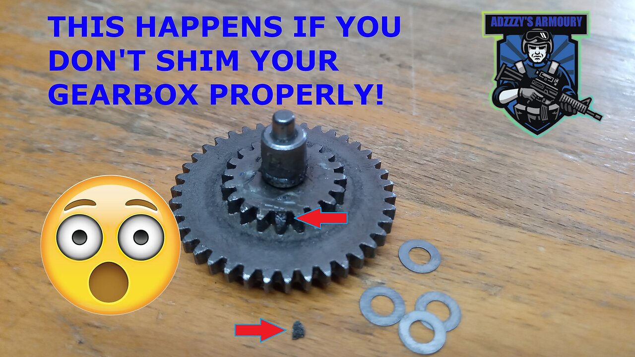 The importance of correct shimming in your AEG gearbox!!