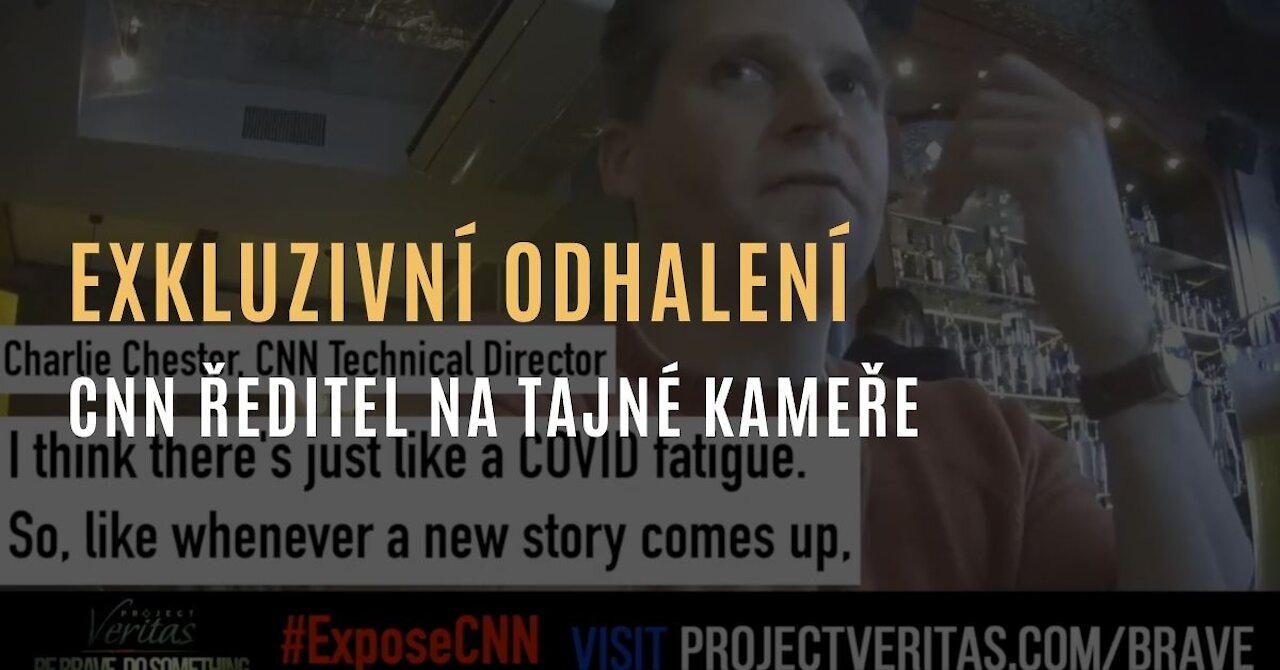 1. část: CNN ředitel PŘIZNÁVÁ, že se věnovali „propagandě” k odstranění Trumpa z funkce