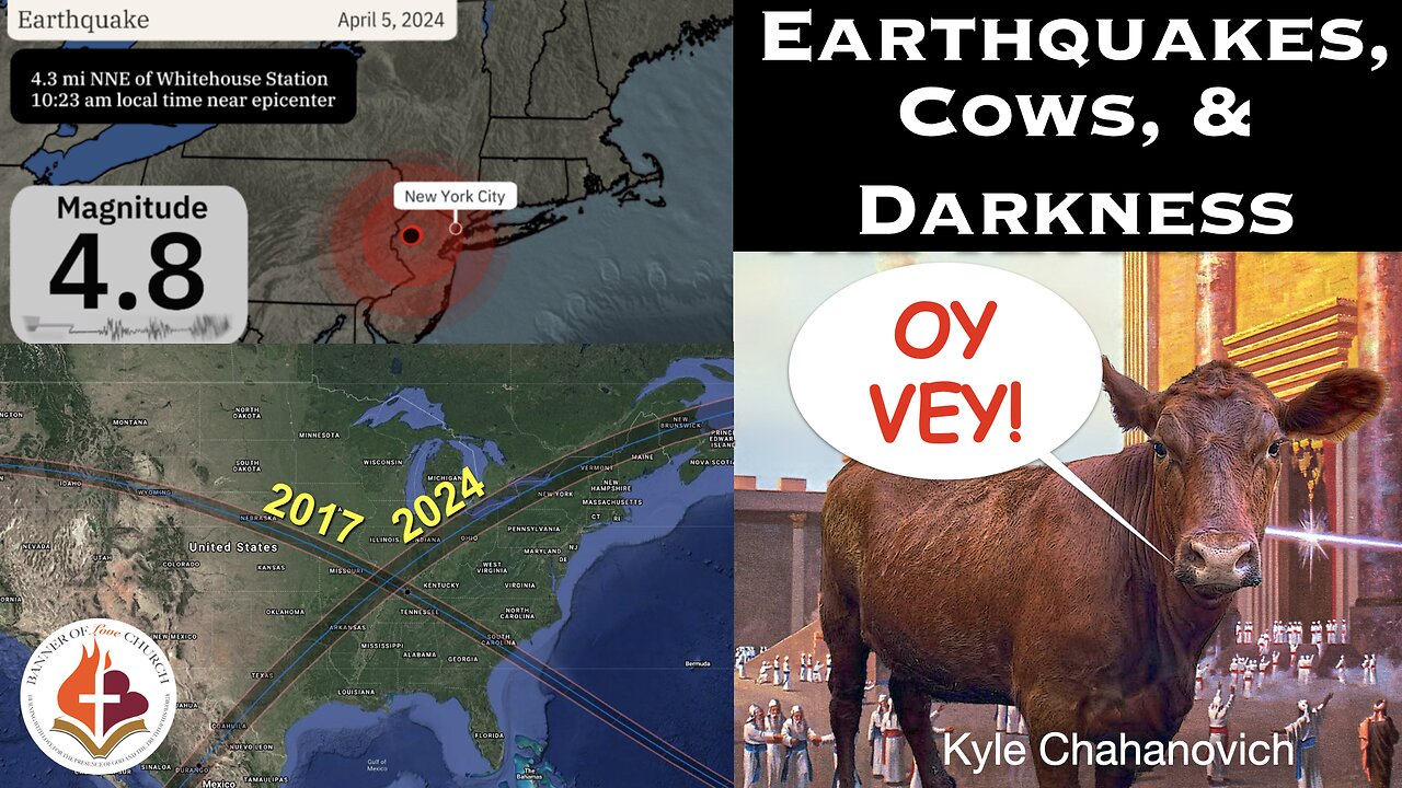 Earthquakes, Cows, & Darkness OY VEY - Kyle Chahanovich April 7th, 2024