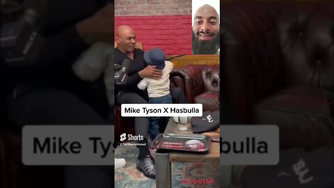 MIKE TYSON BITES HASBULLAS EAR!!! 😱🤣 #shorts #hasbulla #funny #viral