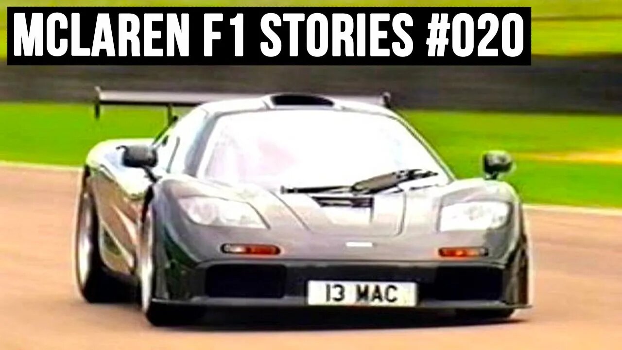 Tony Smith's McLaren F1 - Chassis 020 - The full story