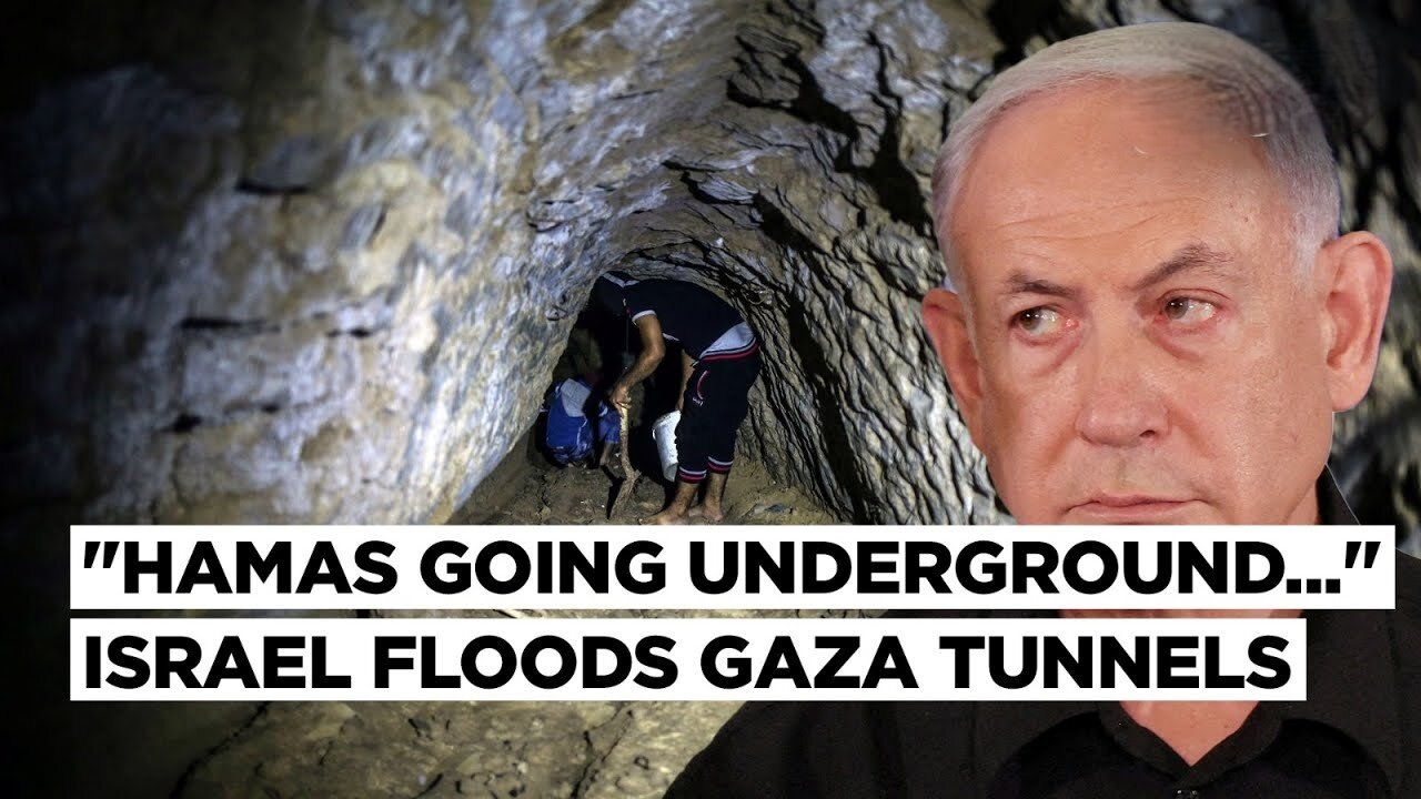 Israel Pumps Seawater into Gaza Tunnels As Biden Doubts Assertions Hamas Has Moved Hostages Out