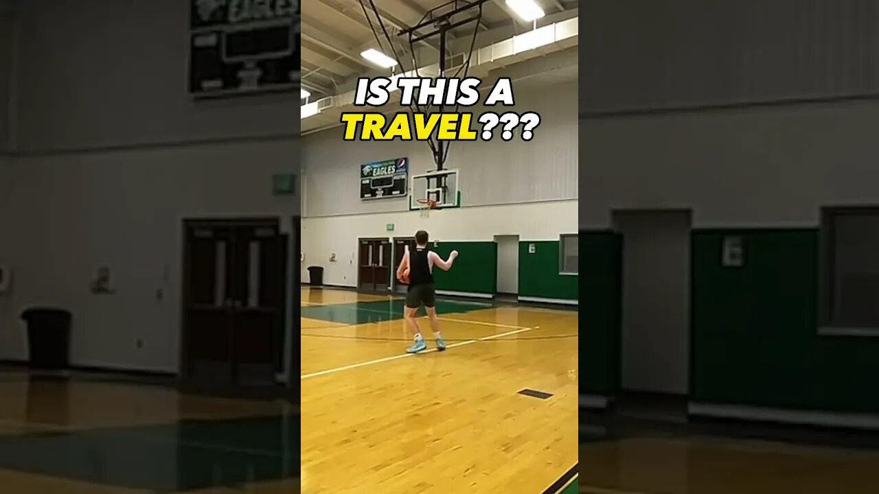 Travel or nah?🏀🤔 #basketball #trending #shorts