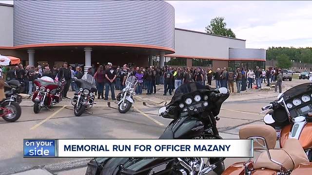 Officer Matthew Mazany memorial ride