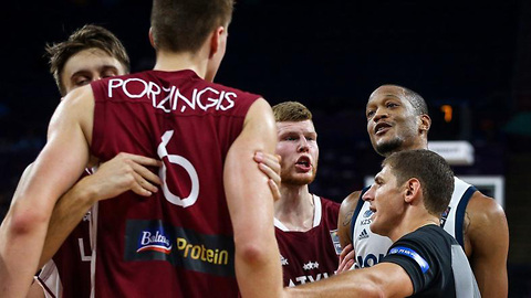 Kristaps Porzingis Challenged to Parking Lot Fight by Anthony Randolph