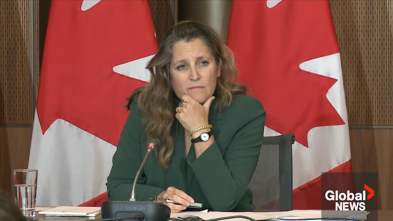 Chrystia ´Granddad Was A Nazi´ Freeland: Anyone out there with body-language skills?