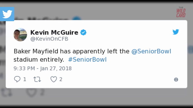 Baker Mayfield Leaves Senior Bowl At Halftime Because Of Family Issue