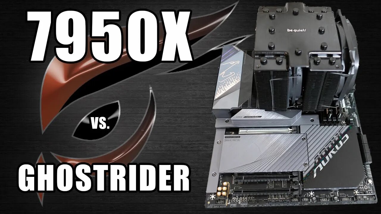 Ryzen 9 7950X Takes On GHOSTRIDER!!!