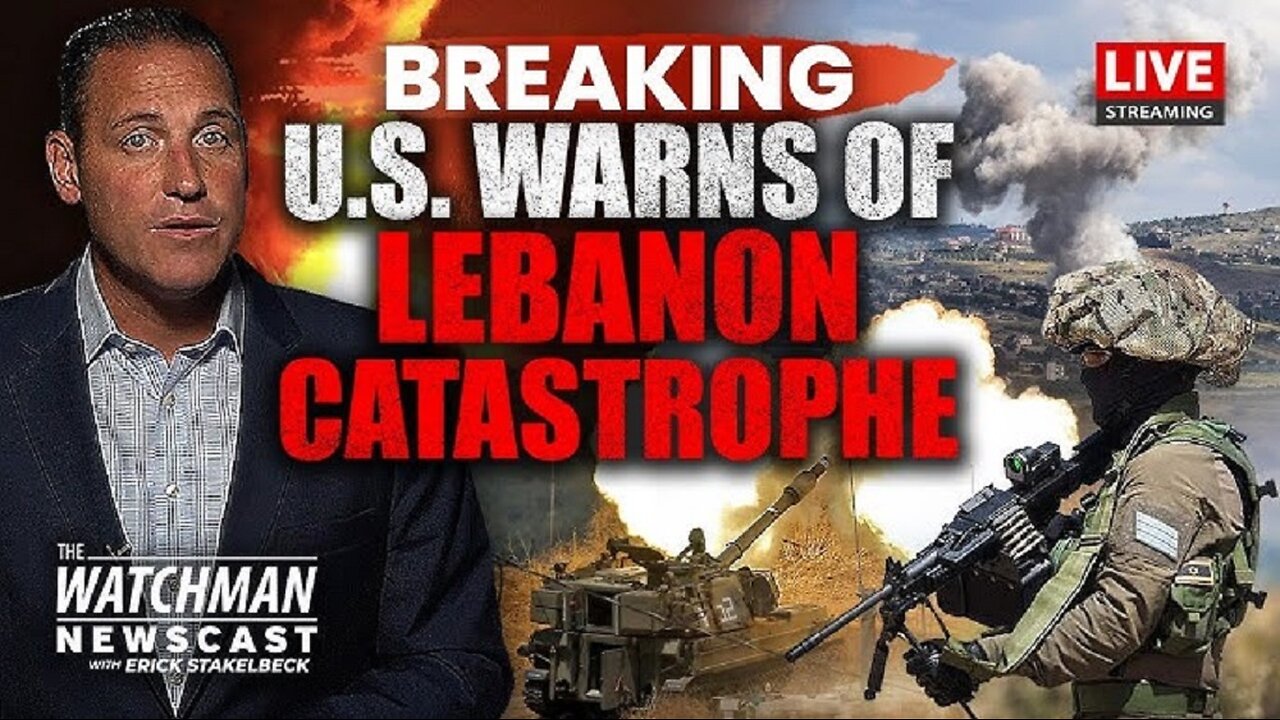 Israel Preps Hezbollah Ground Op as U.S. Warns of CATASTROPHIC Lebanon War | Watchman Newscast LIVE