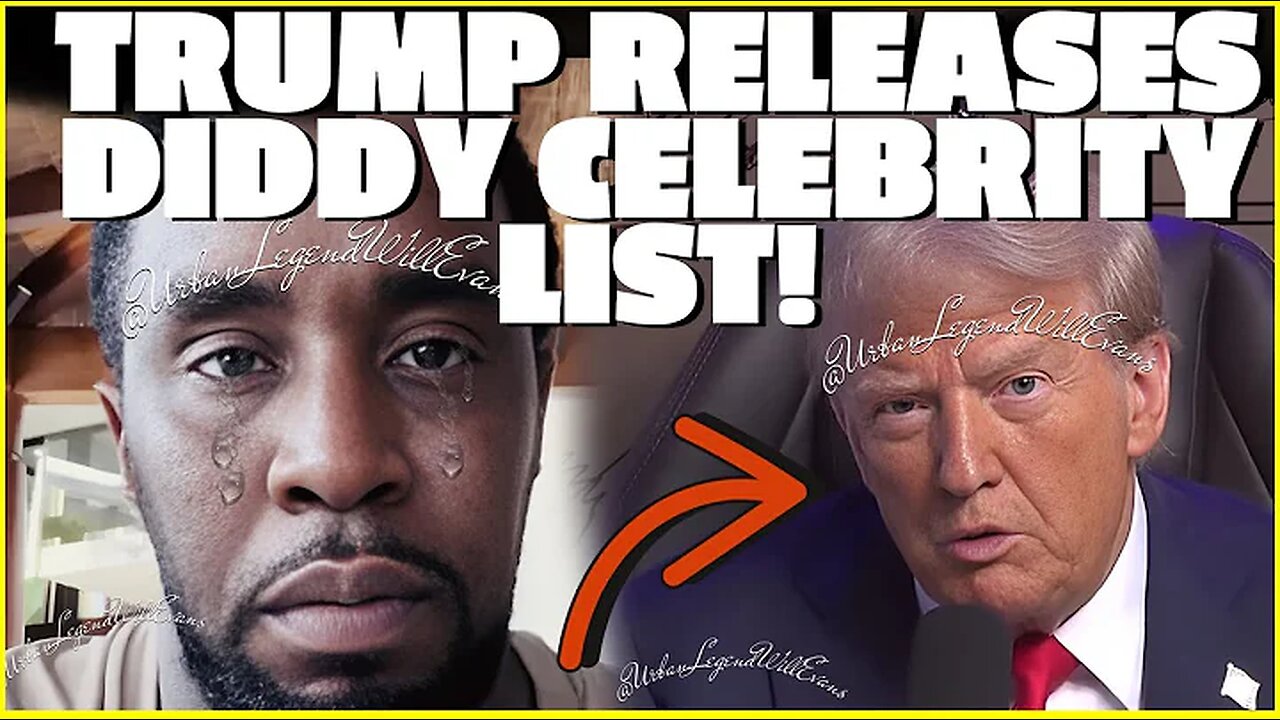 Diddy Hollywood Celebrity List EXPOSED By Donald Trump