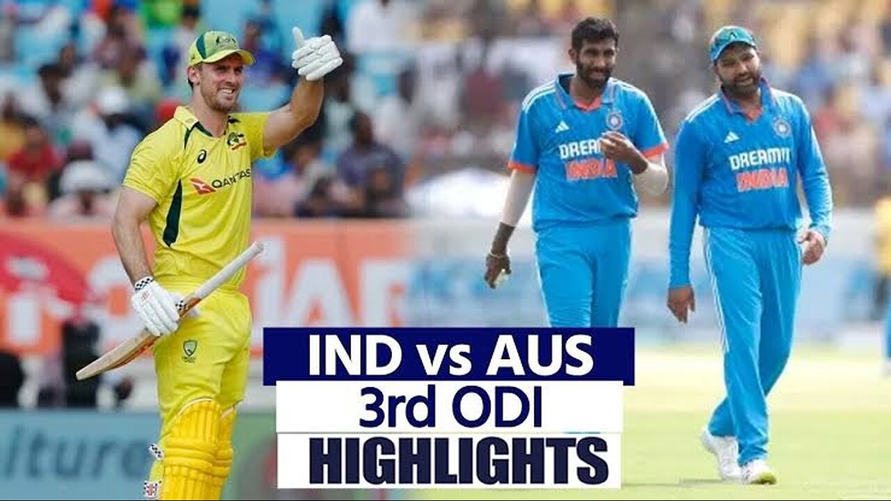 India vs Australia 3rd ODI match Highlights