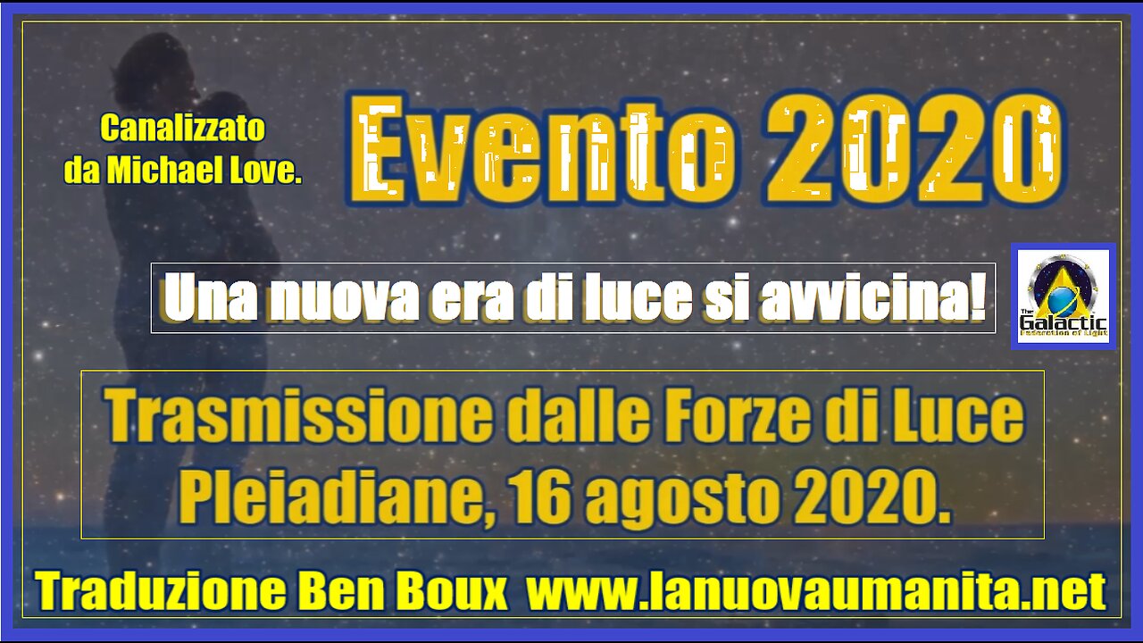 L'evento 2020- Una nuova era di luce si avvicina!