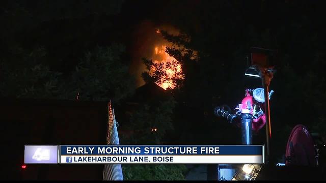 Families displaced by fire in Boise