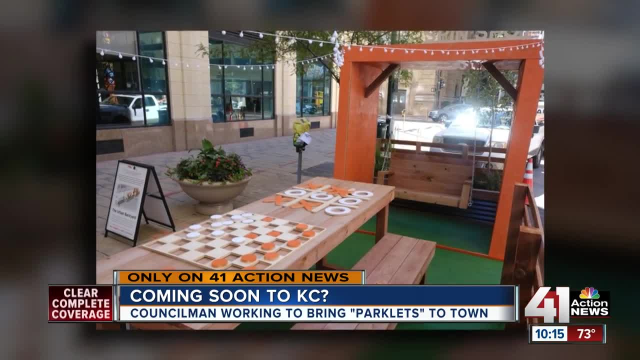 'Parklets' could soon appear in Kansas City