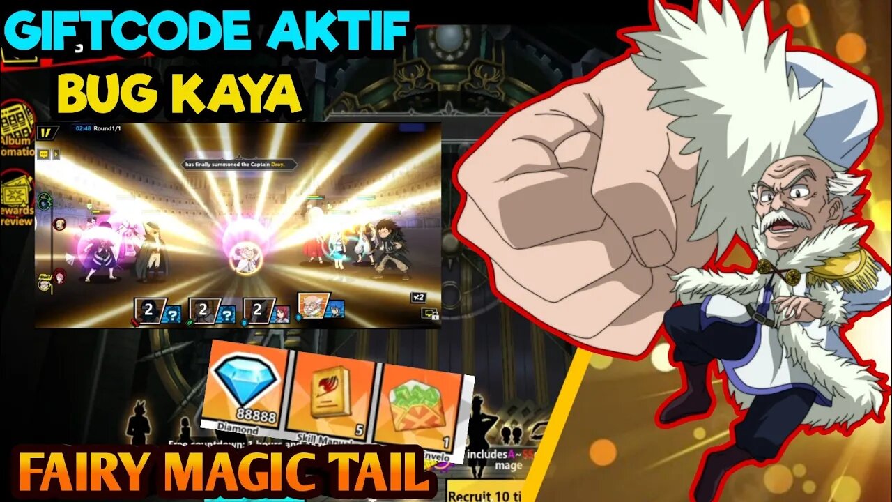 GIFTCODE AKTIF - BUG GIFTCODE 200K DIAMOND PANEN GACHA SS: FAIRY MAGIC TAIL: POWER AWAKEN