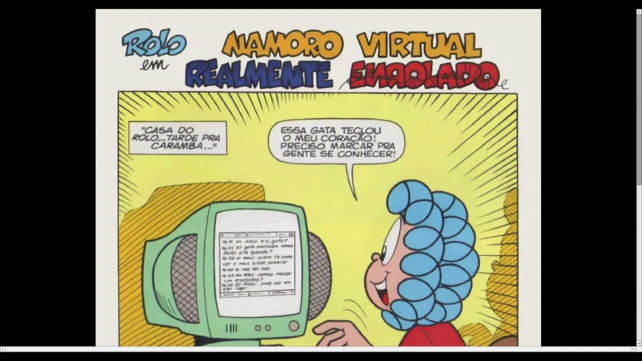 Rolo Em Namoro Virtual Realmente Enrolado [Pause o Vídeo Caso Não Consiga Ler]