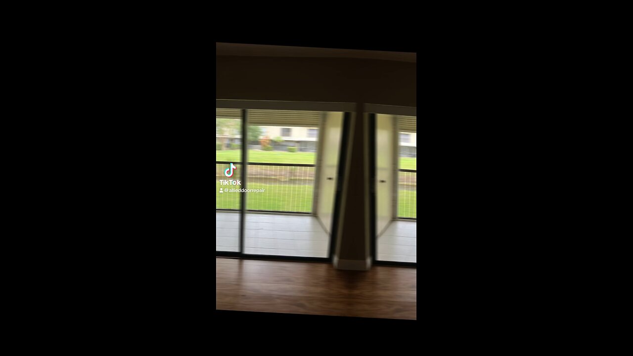 Sliding glass door repair; roller replacement and track refurbishing, in Boca Raton, Fl.