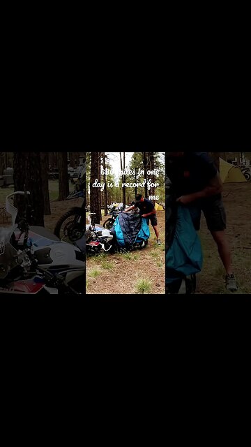 My 1250 GSA was worn out after a super long day on the road.