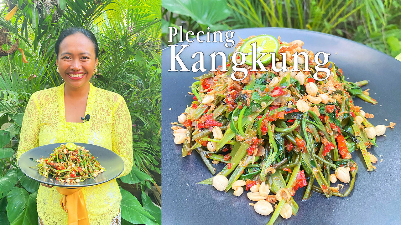 Plecing Kangkung, Morning glory with Chili Sambal