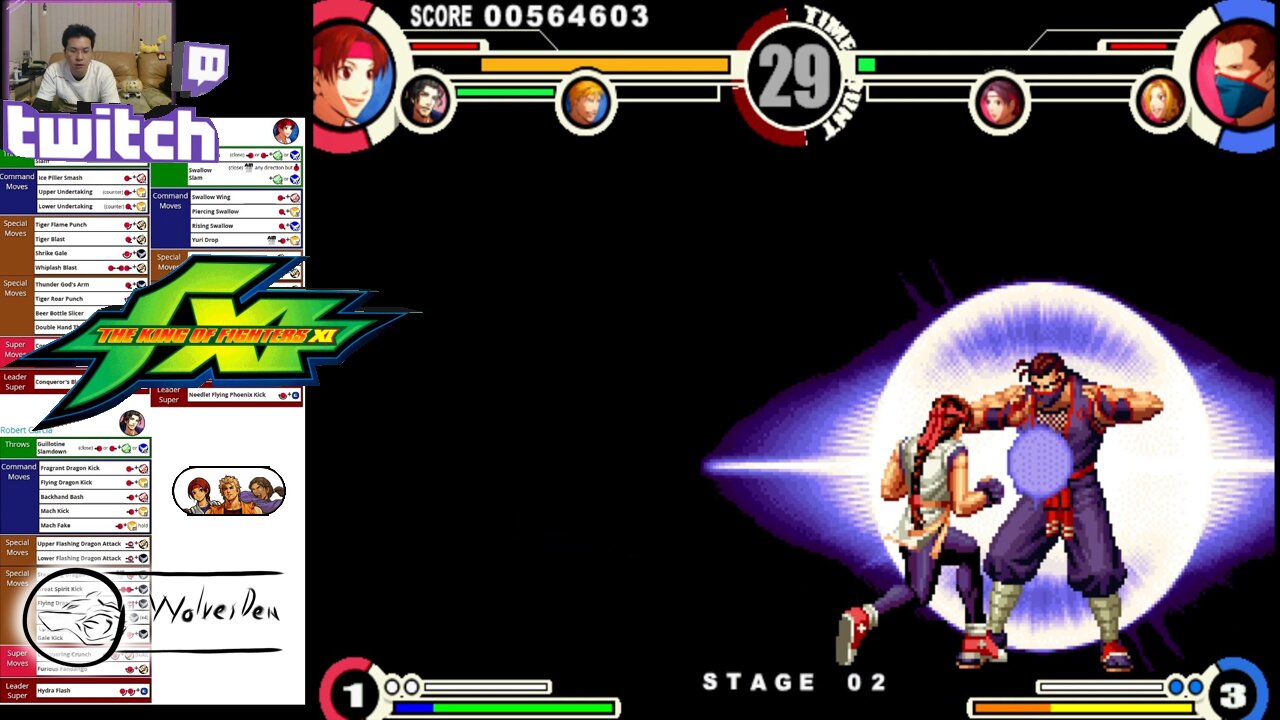 (PS2) King of Fighter XI - 28 - Kyokugen-Ryu Team - Lv 8