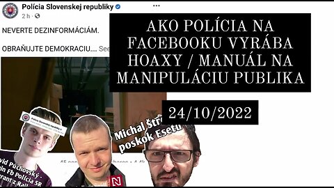 Ako polícia na Facebooku vyrába HOAXy - manuál na manipuláciu publika