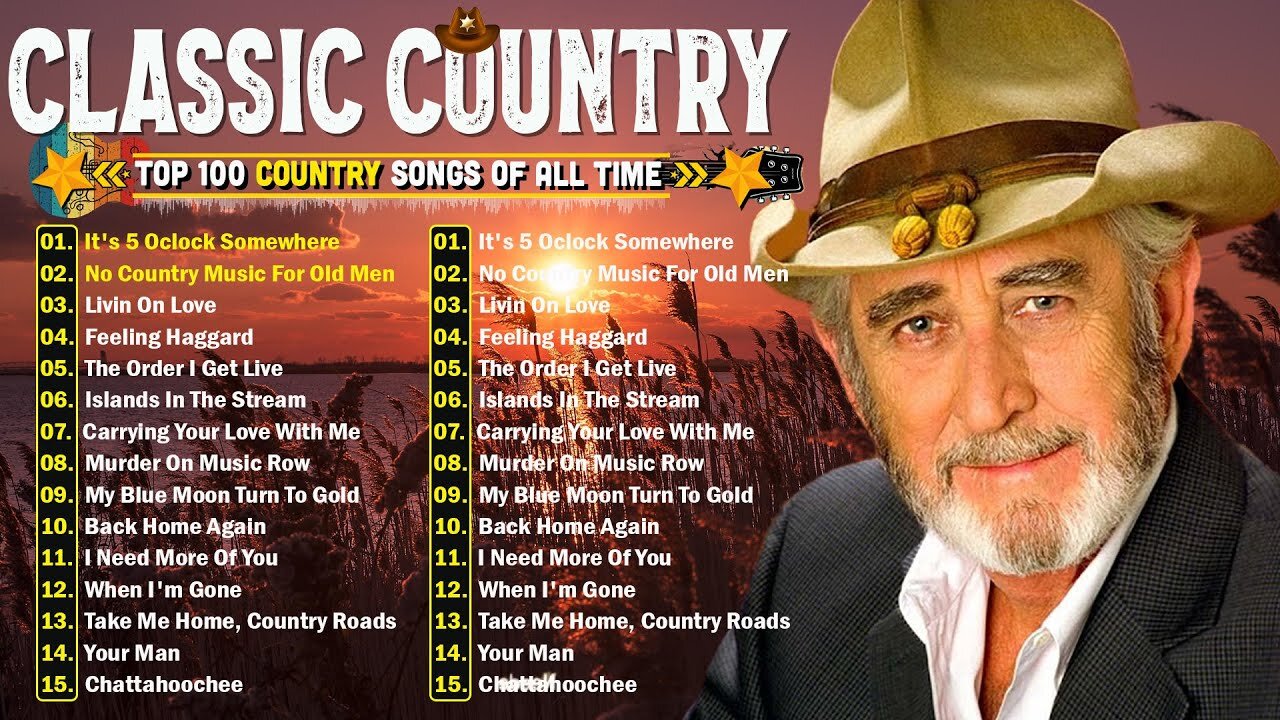 Top 100 Classic Country Songs - Timeless Hits to Enjoy of All Time - Alan Jackson, Kenny Rogers