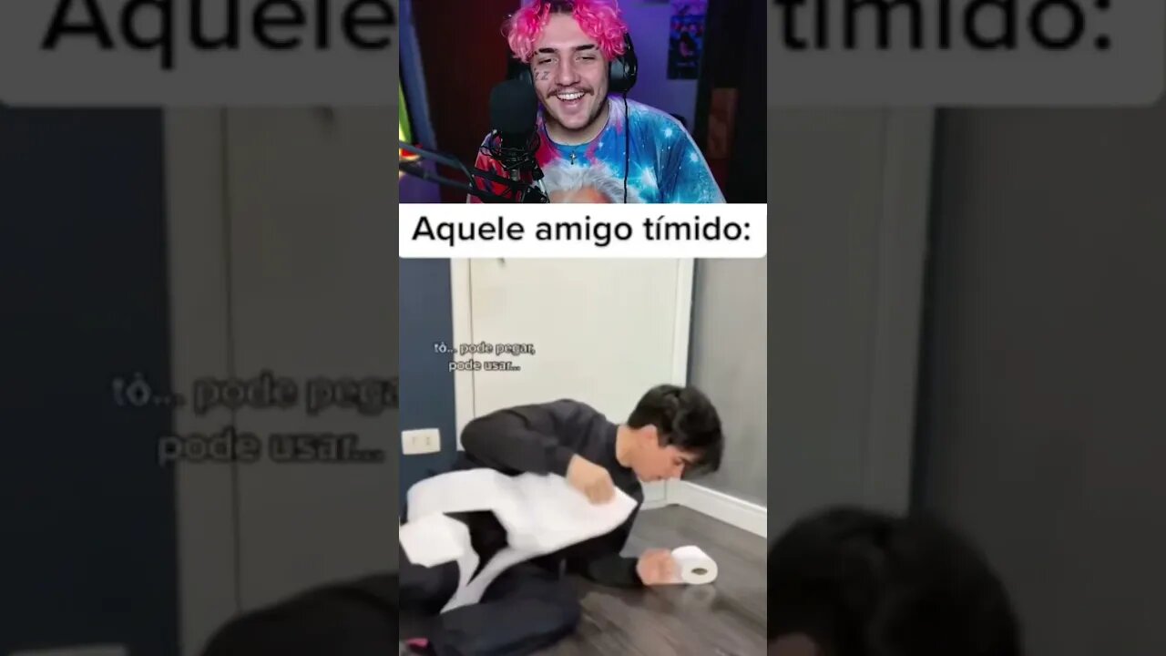 QUANDO VOCÊ TEM AQUELE AMIGO TÍMIDO 😹 - REACT MORIMURA