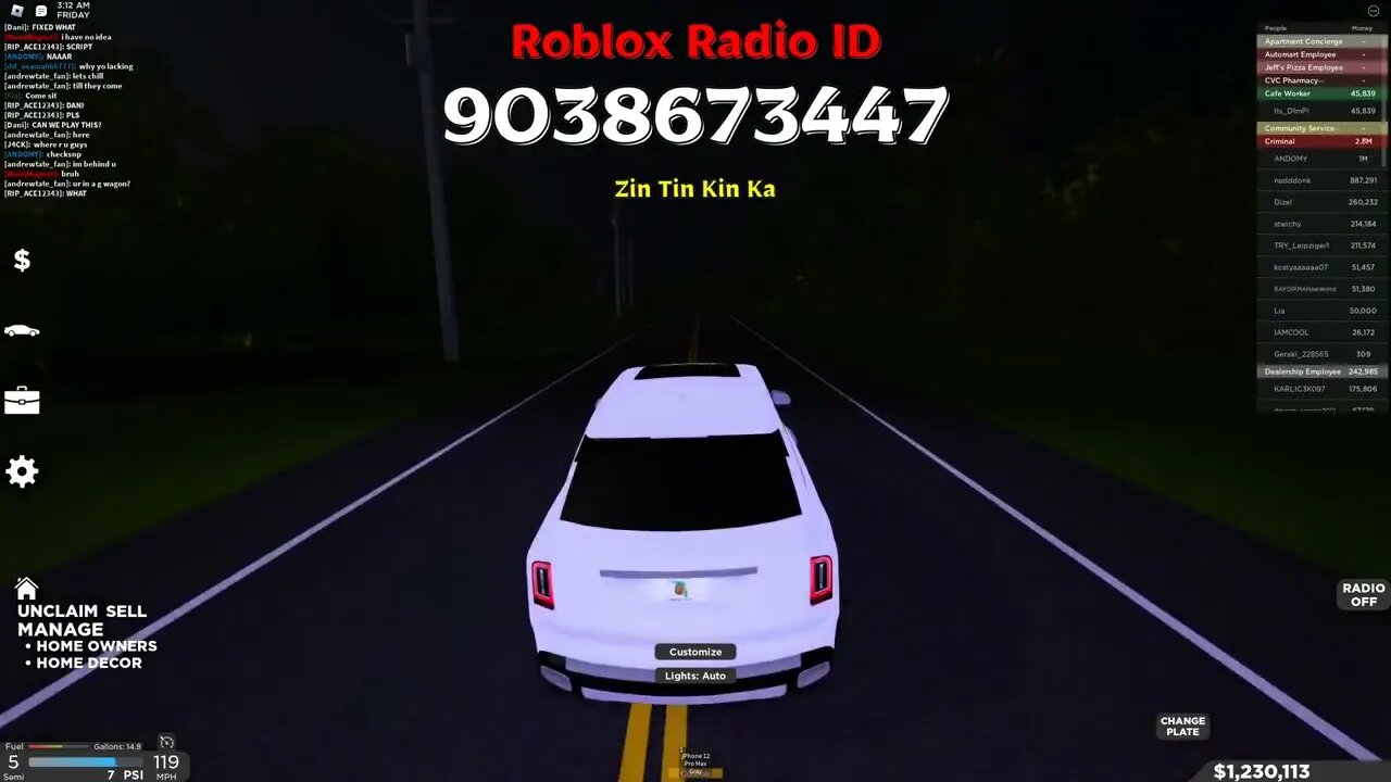 Kin Roblox Radio Codes/IDs