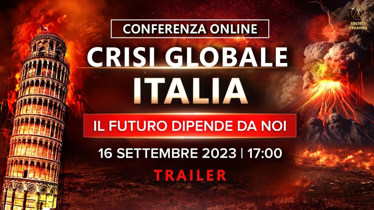 Trailer. Conferenza online CRISI GLOBALE.ITALIA.IL FUTURO DIPENDE DA NOI