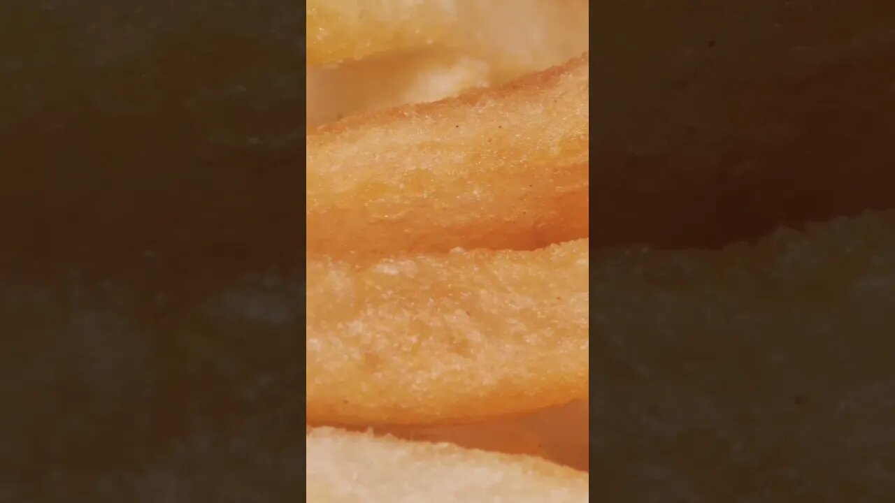 French Fries Very Close Up Texture 😳 #shorts #shortsvideo